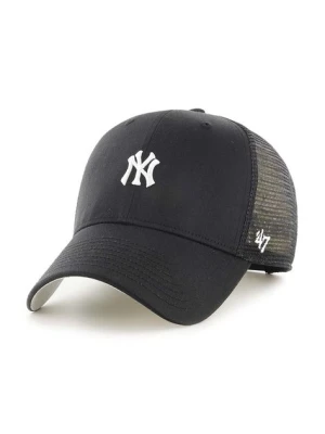 47 brand czapka z daszkiem MLB New York Yankees kolor czarny z aplikacją B-BRNMS17CTP-BK