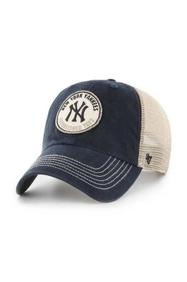 47 brand czapka z daszkiem MLB New York Yankees kolor czarny z aplikacją B-PITSC17BXP-VB