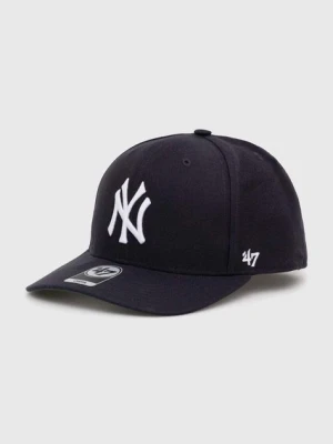 47 brand czapka z daszkiem MLB New York Yankees kolor granatowy B-CLZOE17WBP-NY