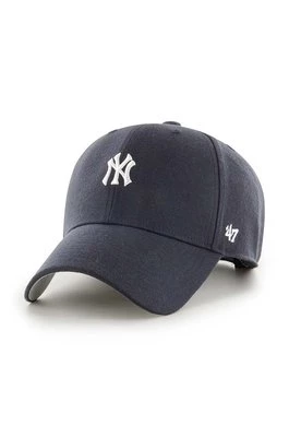 47 brand czapka z daszkiem MLB New York Yankees kolor granatowy z aplikacją B-BRMPS17WBP-NYA