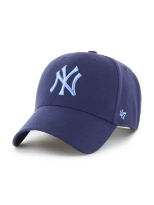 47 brand czapka z daszkiem MLB New York Yankees kolor granatowy z aplikacją B-MVPSP17WBP-LNK