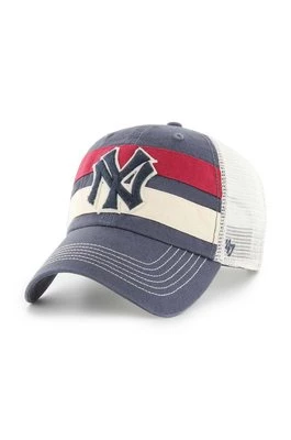 47 brand czapka z daszkiem MLB New York Yankees kolor granatowy z aplikacją BCPTN-CLBBN17GWP-VN11