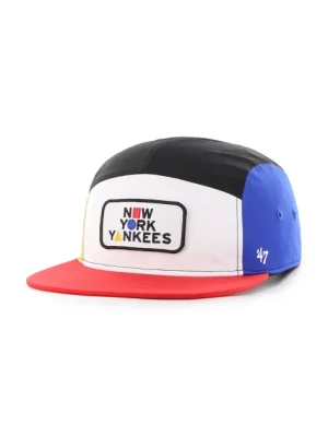 47 brand czapka z daszkiem MLB New York Yankees kolor multicolor z aplikacją B-PRPFP17C0W-BK