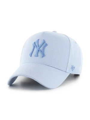 47 brand czapka z daszkiem MLB New York Yankees kolor niebieski gładka B-FNDOF17GWP-G6B