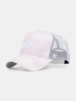 47 brand czapka z daszkiem MLB New York Yankees kolor różowy wzorzysta B-ITCDT17PTP-PK