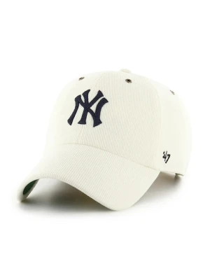 47 brand czapka z daszkiem MLB New York Yankees kolor szary z aplikacją B-TCDCU17IWS-SS