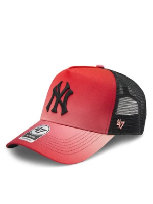 47 Brand Czapka z daszkiem Mlb New York Yankees Paradigm Mesh '47 Mvp Dt B-PDMDT17PTP-TR Czerwony