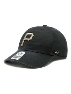 47 Brand Czapka z daszkiem MLB Pittsburgh Pirates Ballpark Camo 47 CLEAN UP B-BPCAM20GWS-BK Czarny