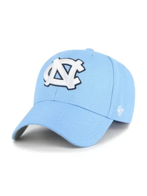 47 brand czapka z daszkiem NCAA North Carolina Tar Heels kolor niebieski z aplikacją C-MVP1098WBV-CO