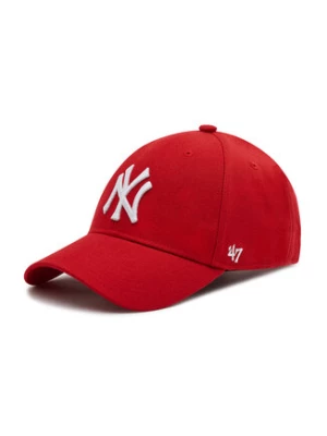 47 Brand Czapka z daszkiem New York Yankees B-MVPSP17WBP-RD Czerwony