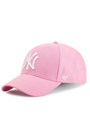 47 Brand Czapka z daszkiem New York Yankees B-MVPSP17WBP-RS Różowy