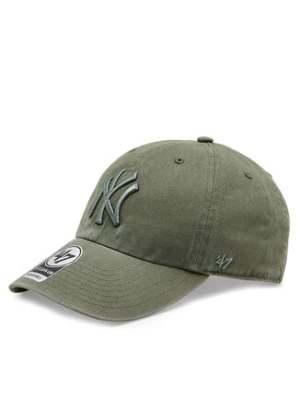 47 Brand Czapka z daszkiem New York Yankees Clean Up RGW17GWSNL Zielony