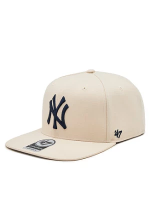 47 Brand Czapka z daszkiem New York Yankees No Shot '47 CAPTAIN NSHOT17WBP Beżowy