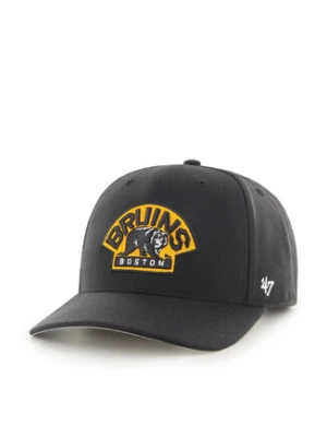 47 Brand Czapka z daszkiem NHL Boston Bruins H-CLZOE01WBP Czarny