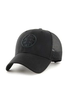 47 brand czapka z daszkiem NHL Boston Bruins kolor czarny z aplikacją H-BRANS01CTP-BKD