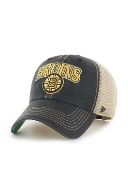 47 brand czapka z daszkiem NHL Boston Bruins kolor granatowy z aplikacją H-TSCLA01LAP-VB