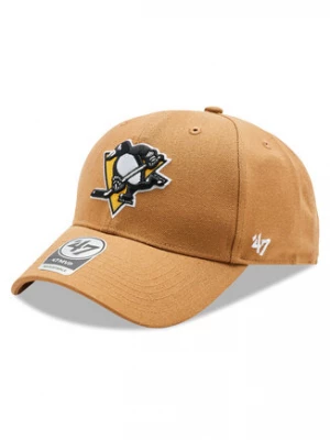 47 Brand Czapka z daszkiem NHL Pittsburgh Penguins '47 MVP SNAPBACK H-MVPSP15WBP-QL Brązowy