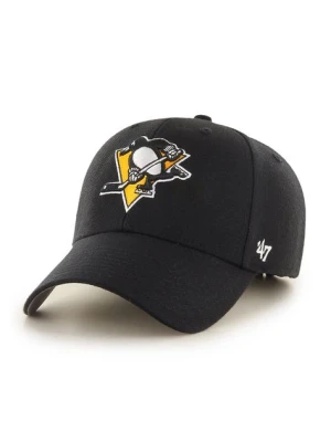 47 brand - Czapka z daszkiem NHL Pittsburgh Penguins H-MVP15WBV-BKB