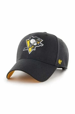 47 brand czapka z daszkiem NHL Pittsburgh Penguins kolor czarny z aplikacją H-BLPMS15WBP-BK
