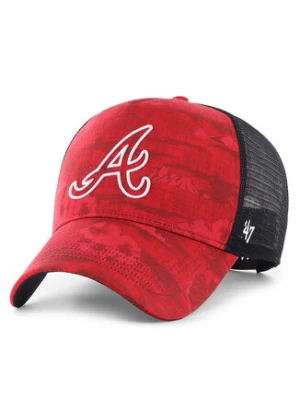 47 Brand Czapka z daszkiem Oakland Athletics B-FIJDT01PTP Czerwony