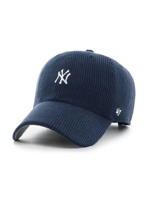 47 brand czapka z daszkiem sztruksowa MLB New York Yankees granatowy