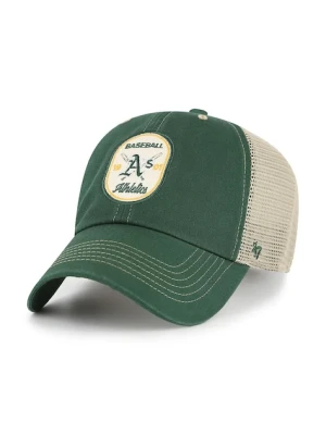 47 brand czapka z daszkiem trucker MLB Athletics zielony