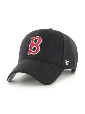 47 brand czapka z daszkiem wełniana MLB Boston Red Sox czarny