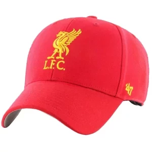 47 Brand EPL FC Liverpool Cap EPL-MVP04WBV-RDG, Męskie, Czerwone, czapki z daszkiem, akryl, rozmiar: One size