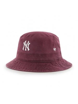 47 brand Kapelusz MLB New York Yankees kolor fioletowy bawełniany