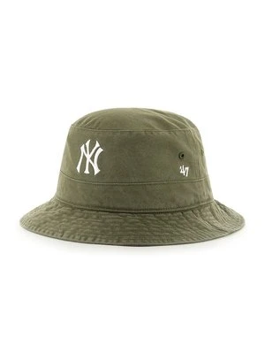 47 brand Kapelusz MLB New York Yankees kolor zielony bawełniany