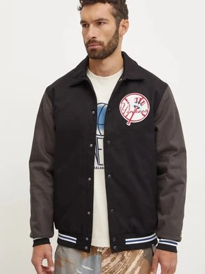 47 brand kurtka bomber bawełniana MLB New York Yankees kolor czarny przejściowa BC017PMILXK636499JK