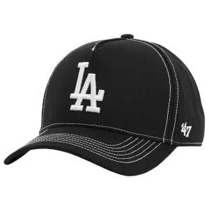 47 Brand Los Angeles Dodgers MLB Cap B-CONDT12GWS-BK, Męskie, Czarne, czapki z daszkiem, bawełna, rozmiar: One size