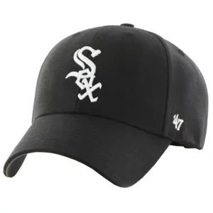 47 Brand MLB Chicago White Sox Cap B-MVP06WBV-HM, Męskie, Czarne, czapki z daszkiem, akryl, rozmiar: One size