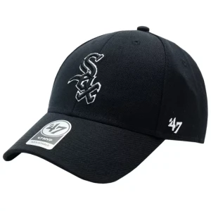 47 Brand MLB Chicago White Sox Cap B-MVPSP06WBP-BK, Unisex, Czarne, czapki z daszkiem, akryl, rozmiar: One size