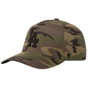 47 Brand MLB LA Dodgers Grove MVP Cap B-GRVSP12CNP-CMA, Męskie, Zielone, czapki z daszkiem, akryl, rozmiar: One size
