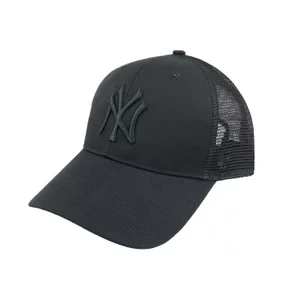 47 Brand MLB New York Yankees Branson Cap B-BRANS17CTP-BKB, Unisex, Czarne, czapki z daszkiem, poliester, rozmiar: One size