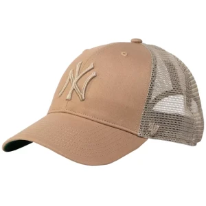 47 Brand MLB New York Yankees Branson Cap B-BRANS17CTP-KH, Męskie, Beżowe, czapki z daszkiem, poliester, rozmiar: One size