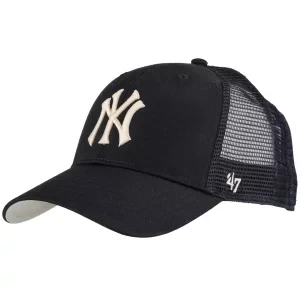 47 Brand MLB New York Yankees Branson Cap B-BRANS17CTP-NYG, Unisex, Granatowe, czapki z daszkiem, poliester, rozmiar: One size