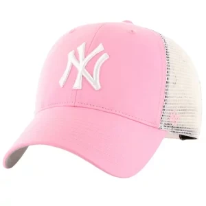 Zdjęcie produktu 47 Brand MLB New York Yankees Branson Kids Cap B-BRANS17CTP-RSA-KID, Dla dziewczynki, Różowe, czapki z daszkiem, poliester, rozmiar: One size