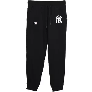 47 Brand MLB New York Yankees Embroidery Helix Pants 544299, Męskie, Czarne, spodnie, bawełna, rozmiar: M