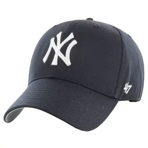 47 Brand MLB New York Yankees Kids Cap B-RAC17CTP-NY, Dla chłopca, Niebieskie, czapki z daszkiem, akryl, rozmiar: One size