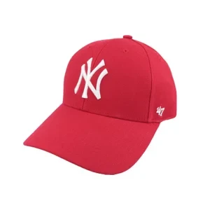 Zdjęcie produktu 47 Brand MLB New York Yankees Yth B-MVP17WBV-RD , Dla dziewczynki, Czerwone, czapki z daszkiem, poliester, rozmiar: One size