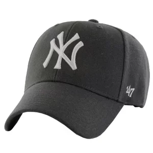47 Brand New York Yankees MVP Cap B-MVPSP17WBP-CC, Unisex, Szare, czapki z daszkiem, akryl, rozmiar: One size