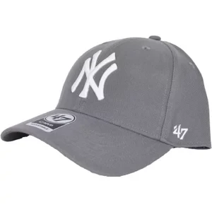 47 Brand New York Yankees MVP Cap B-MVPSP17WBP-DY, Unisex, Szare, czapki z daszkiem, akryl, rozmiar: One size