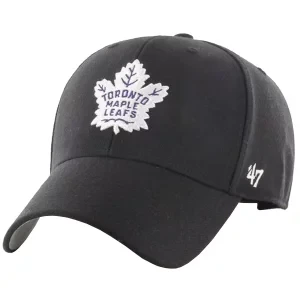 47 Brand NHL Toronto Maple Leafs Cap H-MVP18WBV-BKC, Unisex, Czarne, czapki z daszkiem, akryl, rozmiar: One size