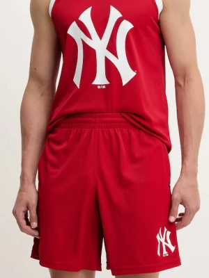 Zdjęcie produktu 47 brand szorty MLB New York Yankees męskie kolor czerwony BB017PMXYEX657799RD