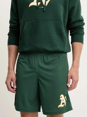 47 brand szorty MLB Oakland Athletics męskie kolor zielony BB018PMXYEX657807DG
