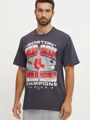 47 brand t-shirt bawełniany MLB Boston Red Sox męski kolor granatowy z nadrukiem BU002TMYIHQ632912VN