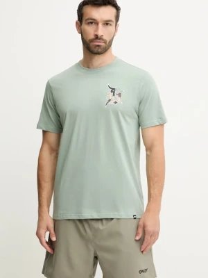 47 brand t-shirt bawełniany MLB Detroit Tigers męski kolor zielony z nadrukiem BB009TEMECH643630K2