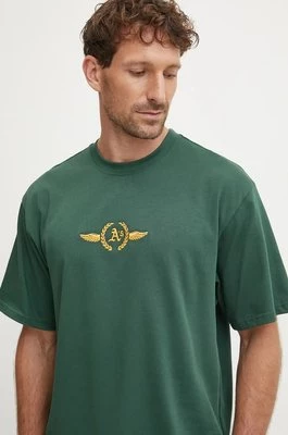 47 brand t-shirt bawełniany MLB Oakland Athletics męski kolor zielony z aplikacją BB018TMQOGU620782DG